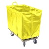 14 Bushel Yellow Narrow Aisle Truck.