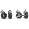 Swivel Caster for Bag Rack + Nut