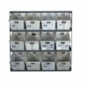 16 Tub Wall Mounted Rack