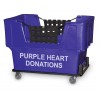 Purple Heart Collecting Donations Cart