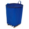 8 Bushel Blue Round Basket.
