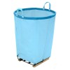 6 Bushel Lt. Blue Round Basket.