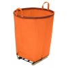 8 Bushel Orange Round Basket.