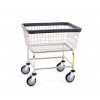 Chrome Narrow Wire Laundry Cart