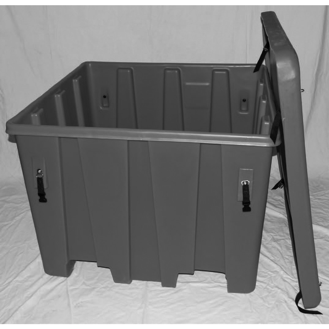 Bulk Container Black Casters