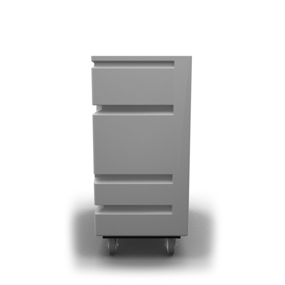 Convertible Shelf Bulk Cart Royal Blue Wire Shelves (2) Nylon