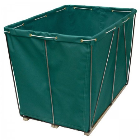 8 Bushel Green Removable Style Basket.