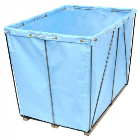 8 Bushel Lt. Blue Removable Style Basket.