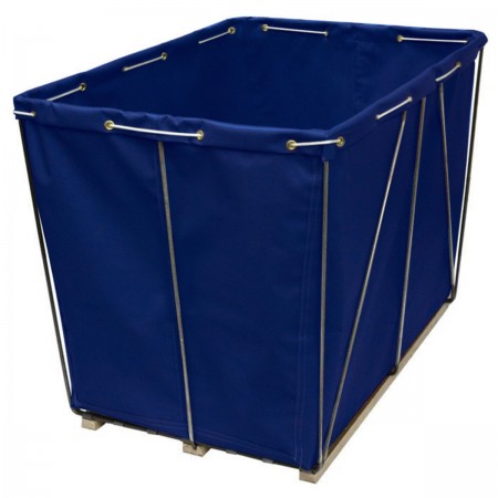 10 Bushel Navy Blue Removable Style Basket.