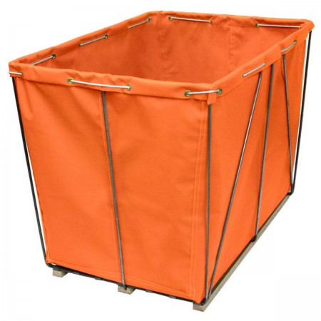8 Bushel Orange Removable Style Basket.