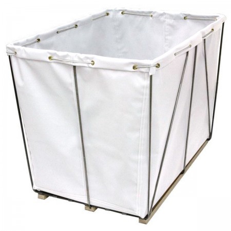 12 Bushel White Removable Style Basket.