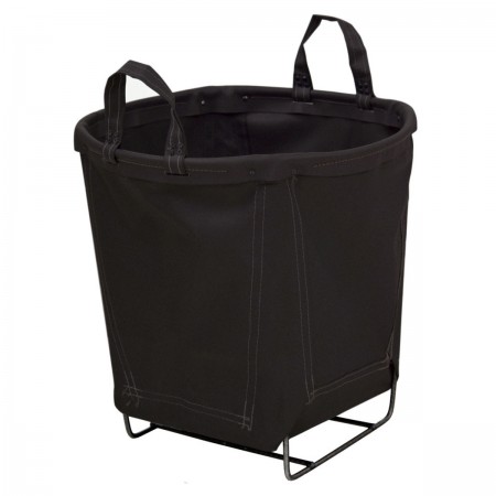 1.5 Bushel Black Small Round Baskets