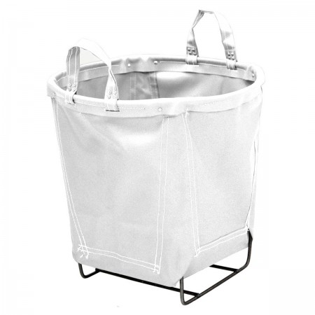 1.5 Bushel White Small Round Baskets