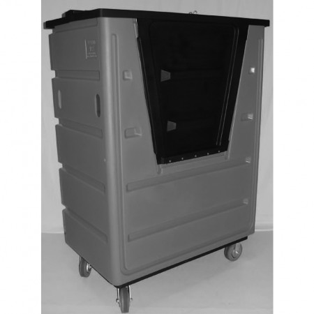 Security Cart - Black - Stencil (2) - Poly Base