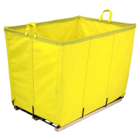 10 Bushel Yellow Permanent Style Basket.