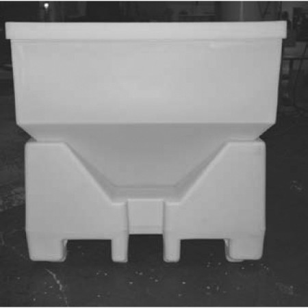 Dry Hopper with 7" Gate - Forest Green
