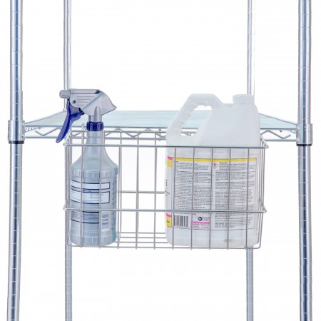 Accessory Basket for Linen Carts & Shelving Units