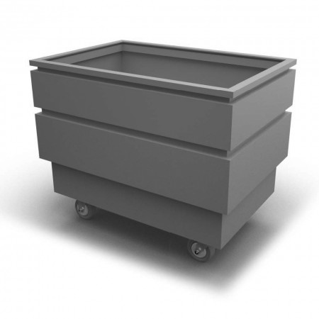 Utility Container Cart - Jade Green - Stencil (2)