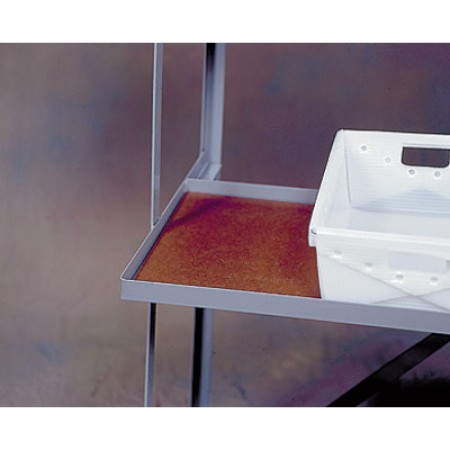 3 Shelf Flat Tub Distribution Rack - Hardboard