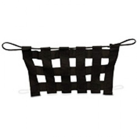Black Nylon Webbing with 3/8 Bungee Cord Replacement Net for Material Handling Container Truck (Cube Cart)