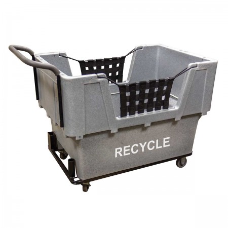 Ergonomic Recycle W/ Cart