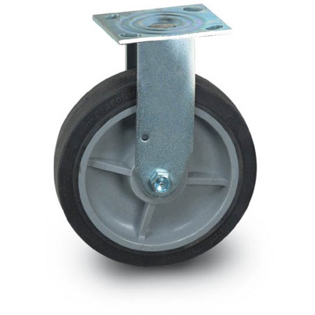 8" Rigid Quiet Rolling Caster