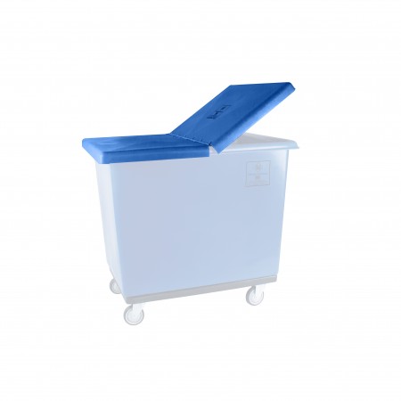 Hinged Poly Cover to fit 8 Bushel Vinyl and Poly Trucks, Blue