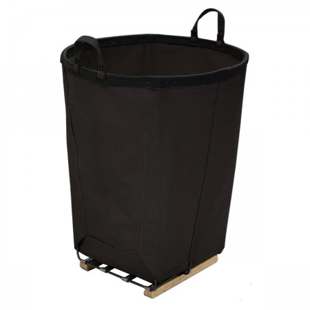 6 Bushel Black Round Basket.