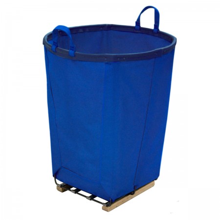 6 Bushel Blue Round Basket.