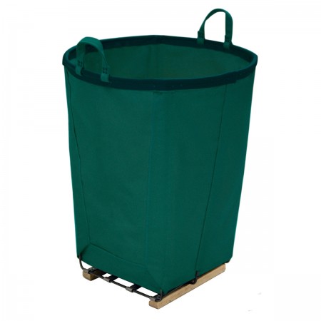 6 Bushel Green Round Basket.