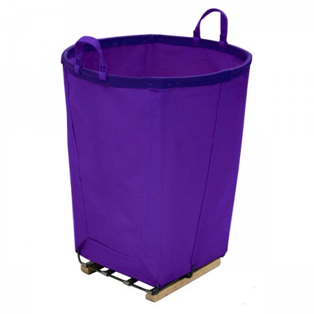 6 Bushel Purple Round Basket.