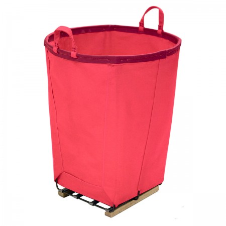 8 Bushel Red Round Basket.