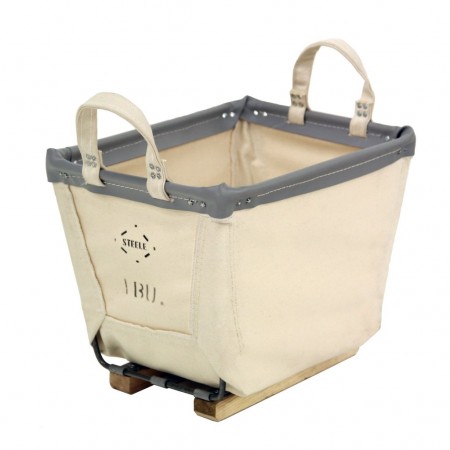 2.5 Bushel Natural Canvas Small Carry Baskets