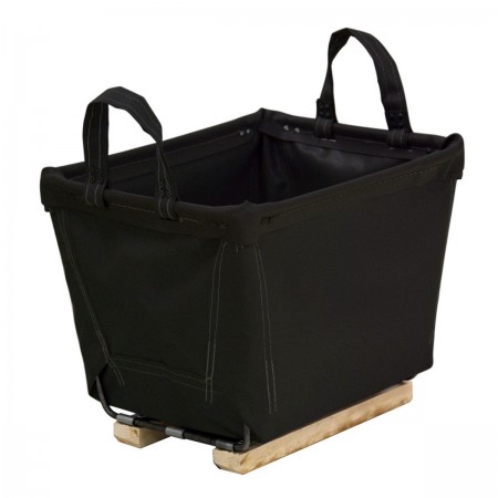 2.5 Bushel Black Small Carry Baskets