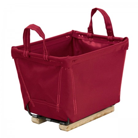 4 Bushel Burgundy Small Carry Baskets