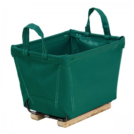 4 Bushel Green Small Carry Baskets