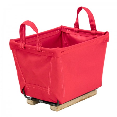 2.5 Bushel Red Small Carry Baskets