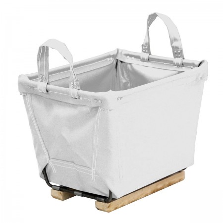 2.5 Bushel White Small Carry Baskets