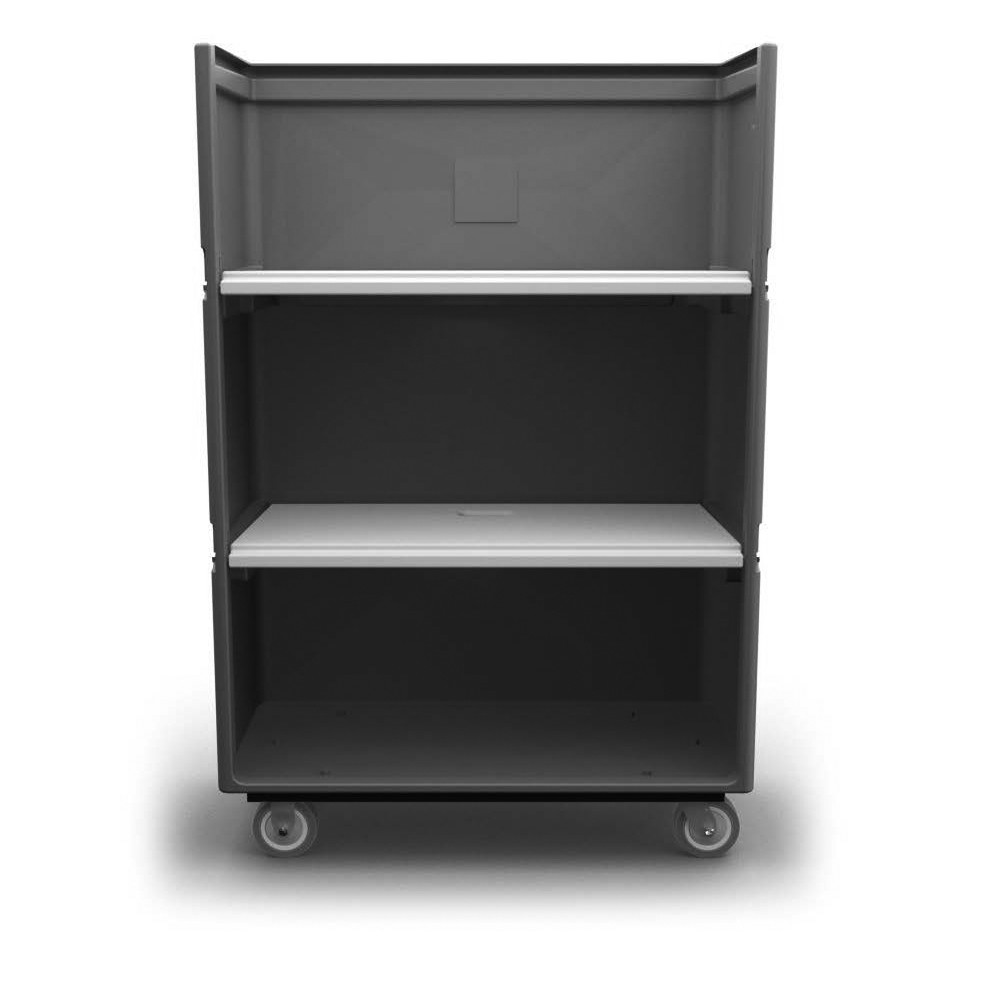 Convertible Shelf Bulk Cart Royal Blue Stencil (2)
