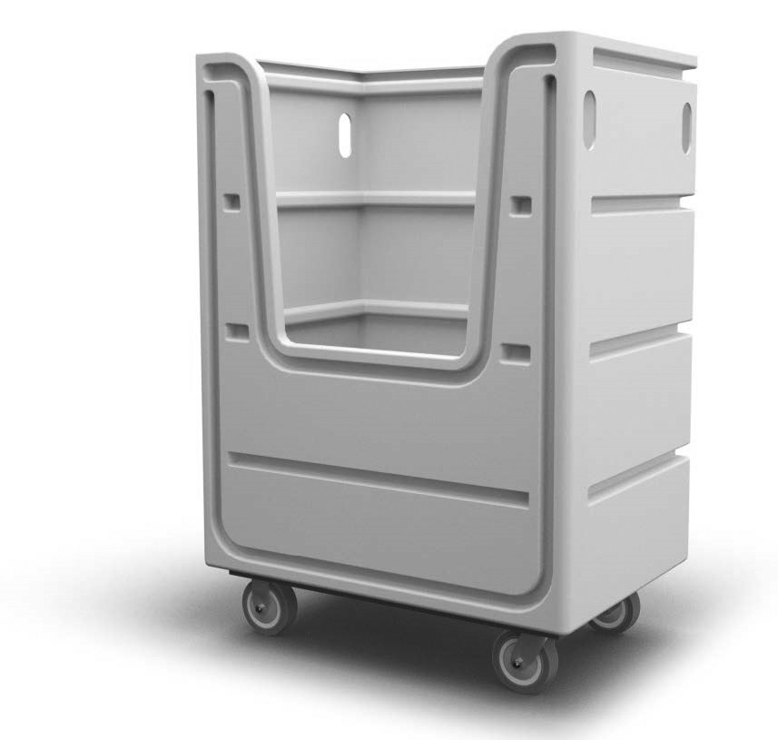 Bulk Container Cart Black