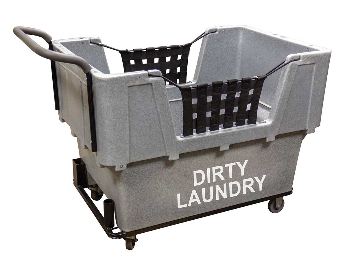 Ergonomic Dirty Linen Cart