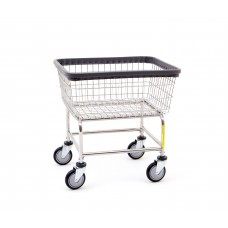 Chrome Standard Capacity Wire Laundry Cart