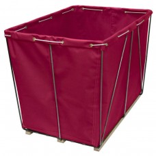 10 Bushel Burgundy Removable Style Basket.