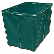 10 Bushel Green Removable Style Basket.