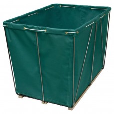 6 Bushel Green Removable Style Basket.