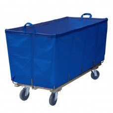 10 Bushel Blue Flatwork-Ironer Production Truck (With Spring Lift Platform)