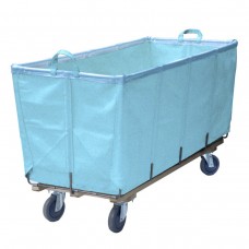 10 Bushel Lt. Blue Flatwork-Ironer Production Truck (With Spring Lift Platform)