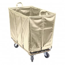 12 Bushel Tan Narrow Aisle Truck.