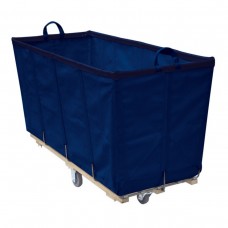 10 Bushel Navy Blue Narrow Aisle Truck.