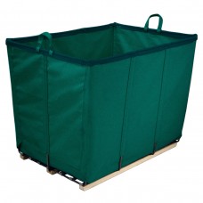 6 Bushel Green Permanent Style Basket.